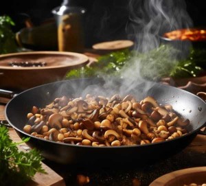 榛子蘑炒制秘籍，鲜美烹饪，尽享舌尖美味