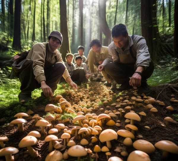 云南野生蘑菇，大自然的珍馐与食艺探秘,探寻云南野生蘑菇的奥秘，大自然的馈赠与食用的艺术,口感,第1张