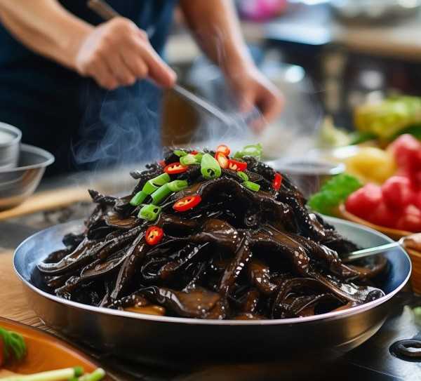 家常快学，黑木耳炒制美味秘籍,黄瓜黑木耳炒制秘籍，家常美味，简单易学,口感,黑木耳,第1张