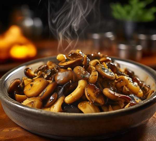 野生蘑菇炒制之美，家常风味中的山珍诱惑,山珍美味，家常风味—炒野生蘑菇的独特魅力,口感,健康,第1张