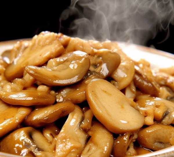 色香味俱全的香菇炒肉片，家常美食诱惑无限,香菇炒肉片，家常美食，色香味俱全，图片展示诱人风味,口感,健康,第1张