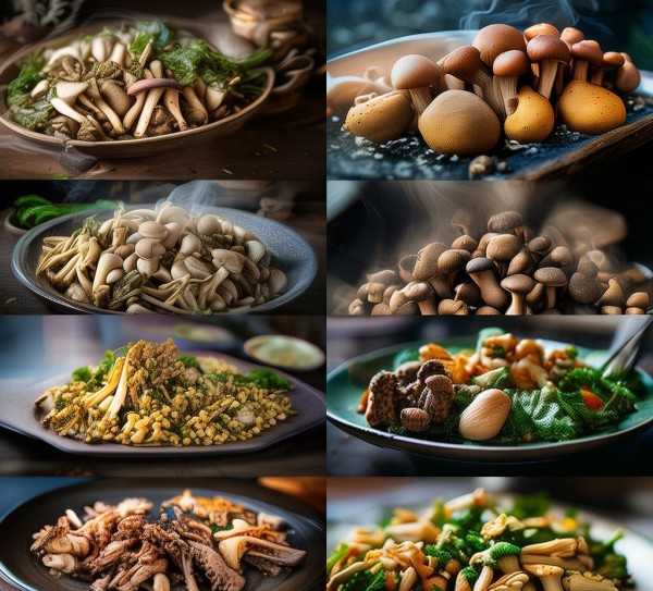 东北野生蘑菇的多样风味，探寻自然之味,东北野生蘑菇的多样吃法，品味大自然的馈赠,口感,野生蘑菇,第1张