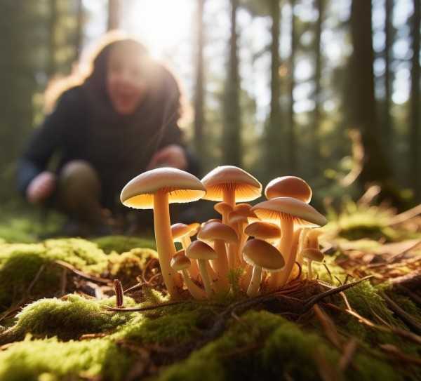 榛子蘑鲜食之谜，大自然的健康珍品揭秘,探寻榛子蘑的新鲜奥秘，大自然的馈赠，健活的选择,口感,健康,第1张