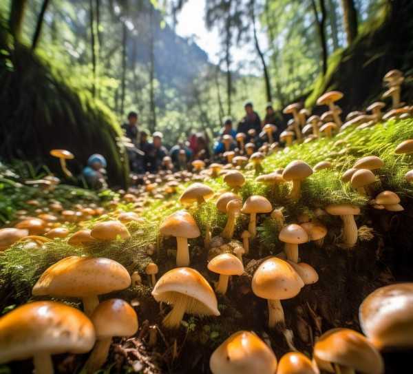 湖北野生蘑菇，自然美味之旅,湖北野生蘑菇，大自然的馈赠与美食探索之旅,口感,野生蘑菇,香菇,第1张