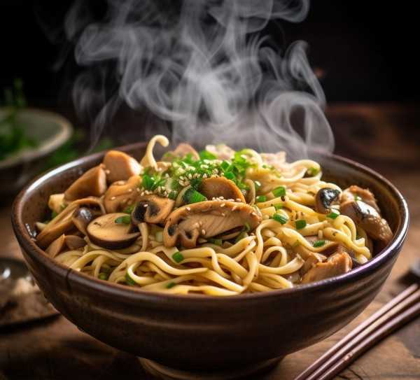 香菇鸡块面，家常美味，一碗面图鉴,香菇鸡块面，家常美味，满满的一碗面图鉴,健康,香菇,家常美味,第1张