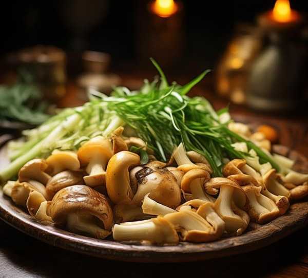 山珍美味一图鉴，香菇笋的诱人风味,香菇笋的美味与诱惑，一张张图片带你领略山珍美味,口感,健康,香菇,第1张