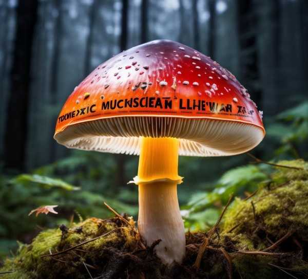 揭秘毒香菇真相，食品安全警示与识别指南,警惕毒香菇！揭秘毒香菇图片背后的食品安全隐患,健康,香菇,生长环境,第1张