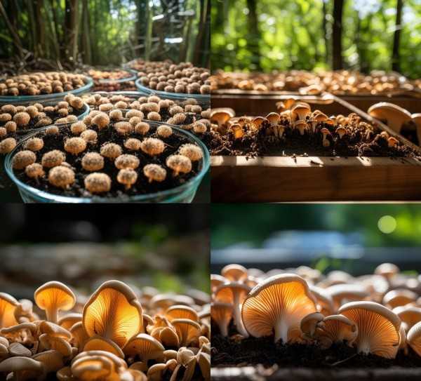 香菇生长之美，菌种培育至丰收瞬间全记录,香菇养殖，从菌种培育到丰收景象，带你领略香菇生长的美丽瞬间,口感,健康,香菇,第1张