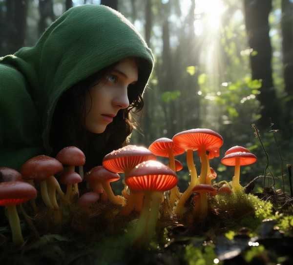 揭秘红色野生蘑菇的神奇世界,探寻红色野生蘑菇的神秘,健康,香菇,野生蘑菇,第1张