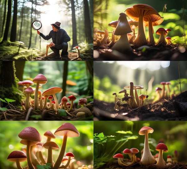 野生蘑菇探秘，自然馈赠的辨识与美食之旅,探寻大自然的馈赠—常见的野生蘑菇及其辨识与食用,口感,健康,香菇,第1张